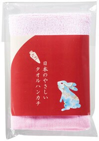 日本のやさしい大判タオルハンカチ【国産】