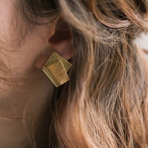 耳环 黄铜 日本制造