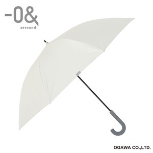 ゼロボーダー　晴雨兼用日傘　ｼﾞｬﾝﾌﾟ式長傘　65cm　コットンホワイト