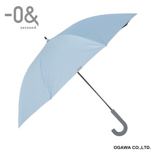 ゼロボーダー　晴雨兼用日傘　ｼﾞｬﾝﾌﾟ式長傘　65cmp　レイクブルー