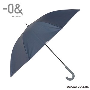 ゼロボーダー　晴雨兼用日傘　ｼﾞｬﾝﾌﾟ式長傘　65cm　ニュームーンブラック