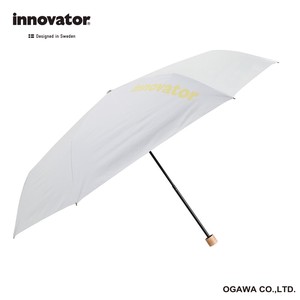 innovator　晴雨兼用【折りたたみ傘】　60cm　ホワイト×イエロー