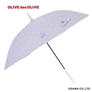 OLIVE des OLIVE　子供日傘　花柄タイプ【長傘　身長表記　150cm用】パープル