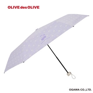 OLIVE des OLIVE　子供日傘　花柄タイプ【折りたたみ傘】パープル