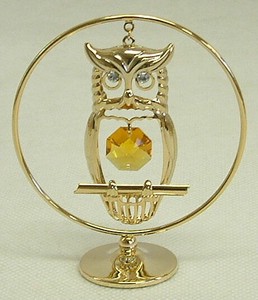 Small Bag/Wallet Owl Ornaments Crystal