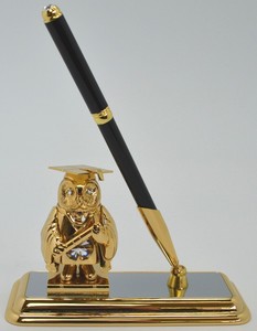 Gel Pen Ornaments Owls Ballpoint Pen Crystal