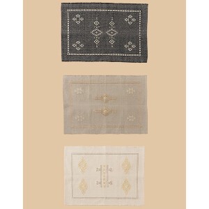 手織りコットンラグ（3カラー） M30-2088