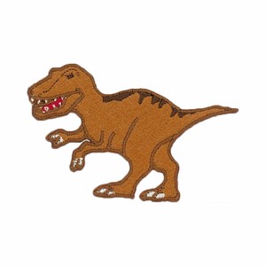 【ワッペン】アイロンパッチ ティラノサウルス 恐竜 お気に入りシリーズ