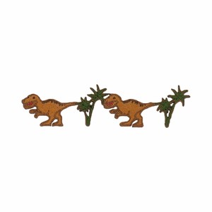 【ワッペン】連続ワッペン ティラノサウルス2 恐竜 お気に入りシリーズ