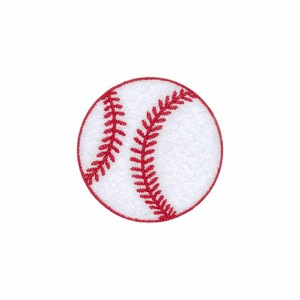 【ワッペン】アイロンパッチ 野球ボール お気に入りシリーズ