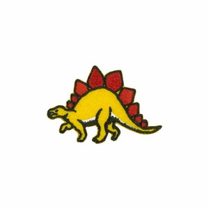 【ワッペン】アイロンパッチ ステゴザウルス 恐竜 お気に入りシリーズ