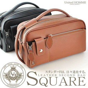 Big Clutche Cattle Leather Soft Leather 2-colors