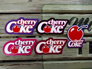 Cherry Coke チェリーコーク 【90's ステッカー S,XS,XXSサイズ 】シール