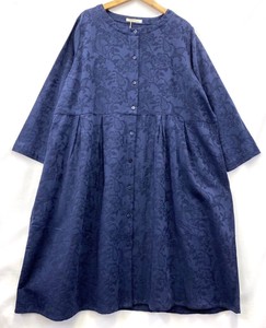 Casual Dress Jacquard Rayon Front-hemmed Dress