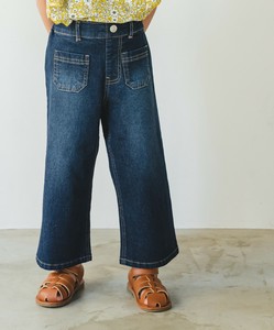 【hug DENIM】上質デニムワイドストレートハイウエストパンツ