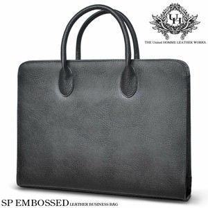 Briefcase Cattle Leather Simple