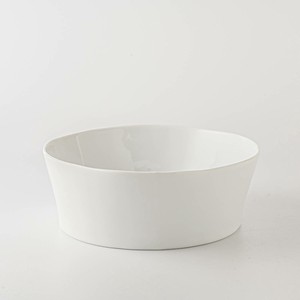 Mino ware Main Dish Bowl White Miyama Western Tableware 19cm Made in Japan