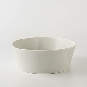 Mino ware Main Dish Bowl Gray Miyama 19cm Made in Japan