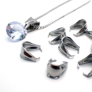 Material sliver Stainless Steel Pendant 10-pcs