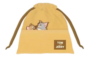 Pouch Series Tom and Jerry Drawstring Bag Embroidered