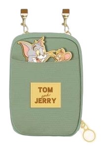 Shoulder Bag Series Tom and Jerry Embroidered