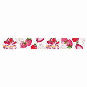 Strawberry Party/香るマスキングテープ ケーキ/いちごの香りのステーショナリー