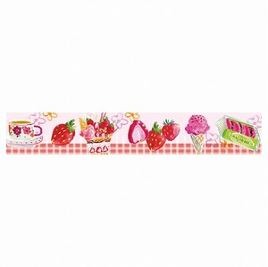Strawberry Party/香るマスキングテープ パフェ/いちごの香りのステーショナリー