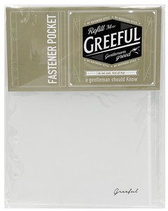 GreefulリフィルM ファスナーポケット※日本国内のみの販売