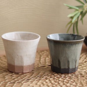 Mino ware Cup/Tumbler Gift Set Pottery Set of 2