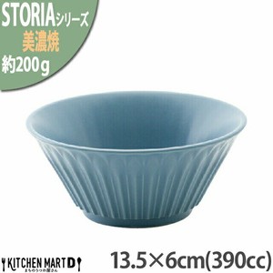 Donburi Bowl Blue 390cc 13.5 x 6cm