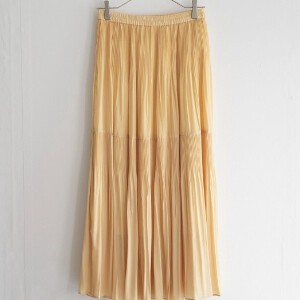 Skirt Pleated Long Skirt Tiered