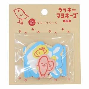 【フレークシール】ラッキーマヨネーズ ダイカットシール ラッキーマヨネーズ＆イカマヨ