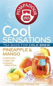 クールセンセーション パイナップル&マンゴー(2.5g/tea bag18袋入り)【夏におすすめ商品】