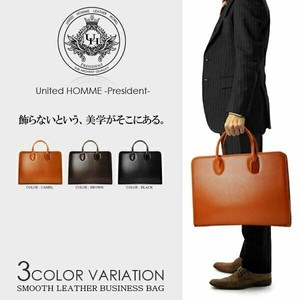 Briefcase Cattle Leather 3-colors