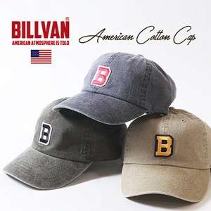 BILLVAN ビルバン・Bロゴ・ツイル・ベースボールキャップ