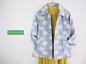 Jacket Embroidery Spring/Summer Sten Collar