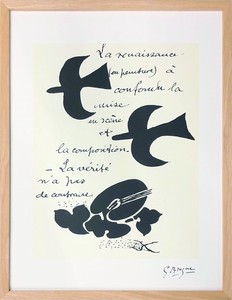 アートフレーム　ジョルジュ・ブラック Georges Braque LA RENAISSANCE…,1917/47