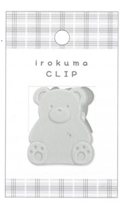 【新生活文具】【新学期】【クリップ】irokuma CLIP　GRAY　205955