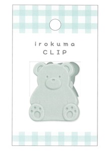 【新生活文具】【新学期】【クリップ】irokuma CLIP　MINT　205957