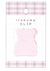 【新生活文具】【新学期】【クリップ】irokuma CLIP　PINK　205958