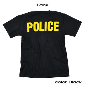おもしろTシャツ POLICE ポリス 警察 ネタT プレゼント パロディ ギャグT 景品 チームTシャツ 家族Tシャツ