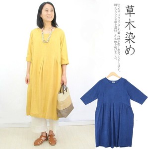 Tunic 3/4 Length Sleeve Cotton Linen