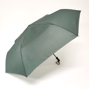 高密度超撥水生地　紳士折りたたみ傘　裾シルバーステッチ　自動開閉　雨晴兼用傘