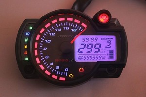 新作 オートバイデジタルライト液晶スピードメーター YMB1625