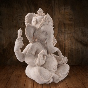 新作 インド象頭 装飾品 樹脂 工芸品 YMA1632