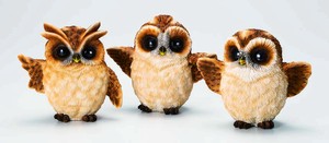 Animal Ornament Owl Bird M 3-types