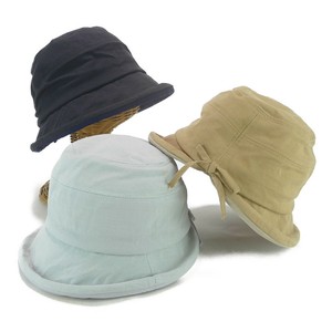 Bucket Hat Slit Lightweight Cotton Ladies'