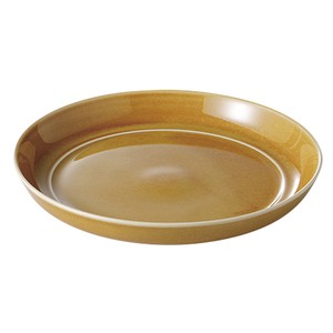 Mino ware Main Plate Caramel 17cm Made in Japan