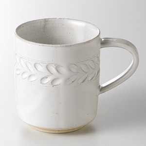 Mino ware Mug White glaze M Made in Japan