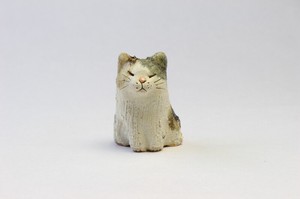 信乐烧 动物摆饰 猫 日本制造